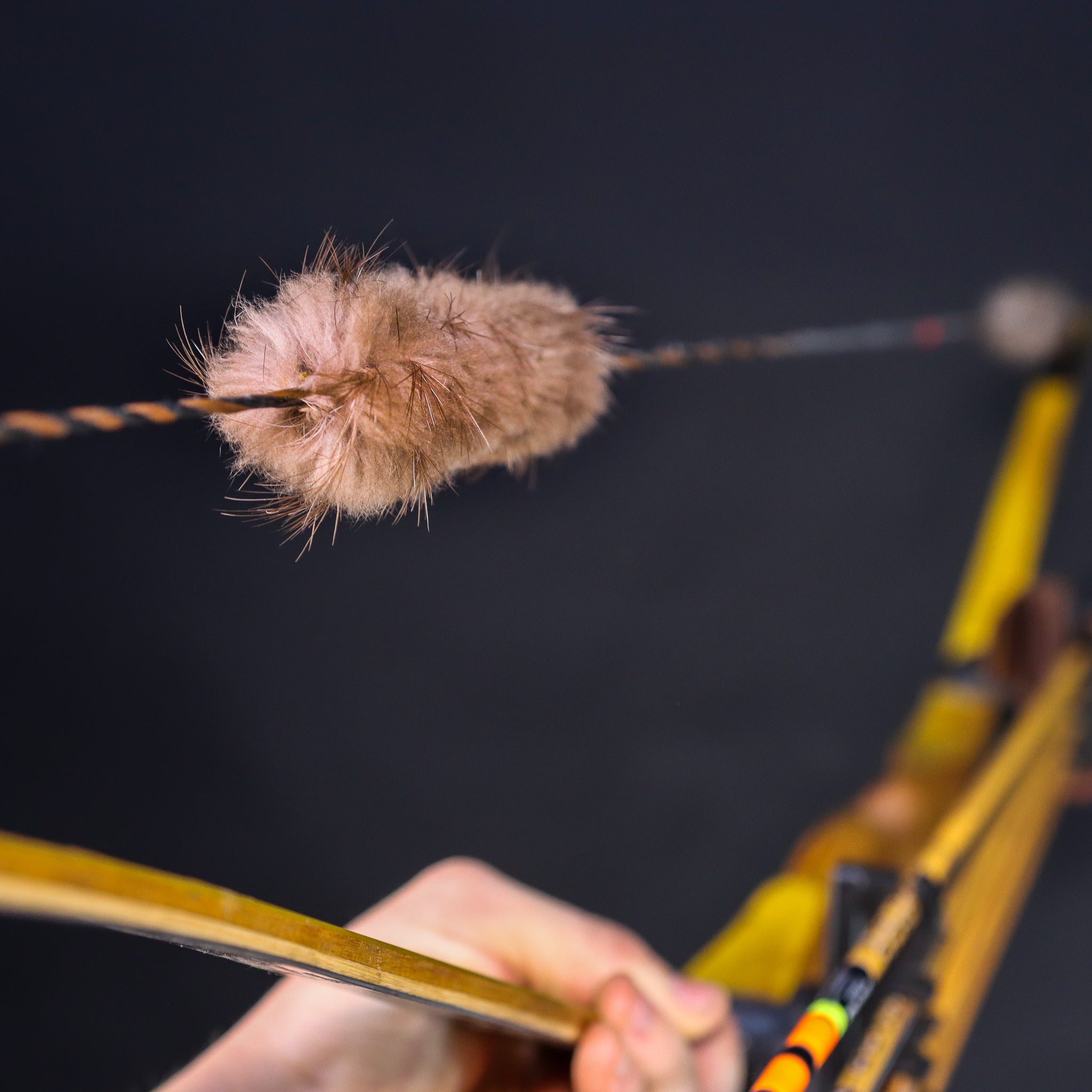 Beaver Fur Bow String Silencers
