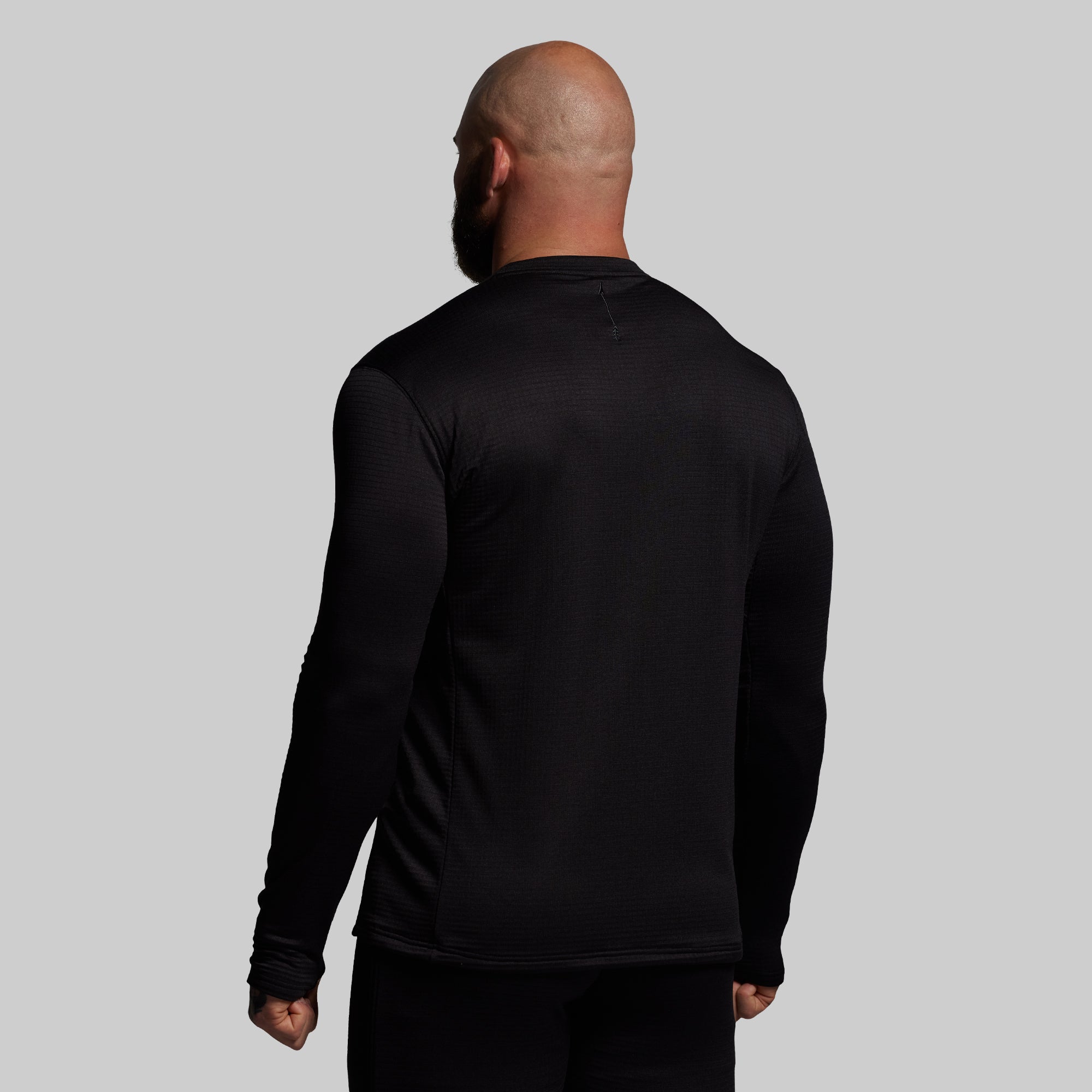 Quiver Grid Fleece Thermal Top (Black)