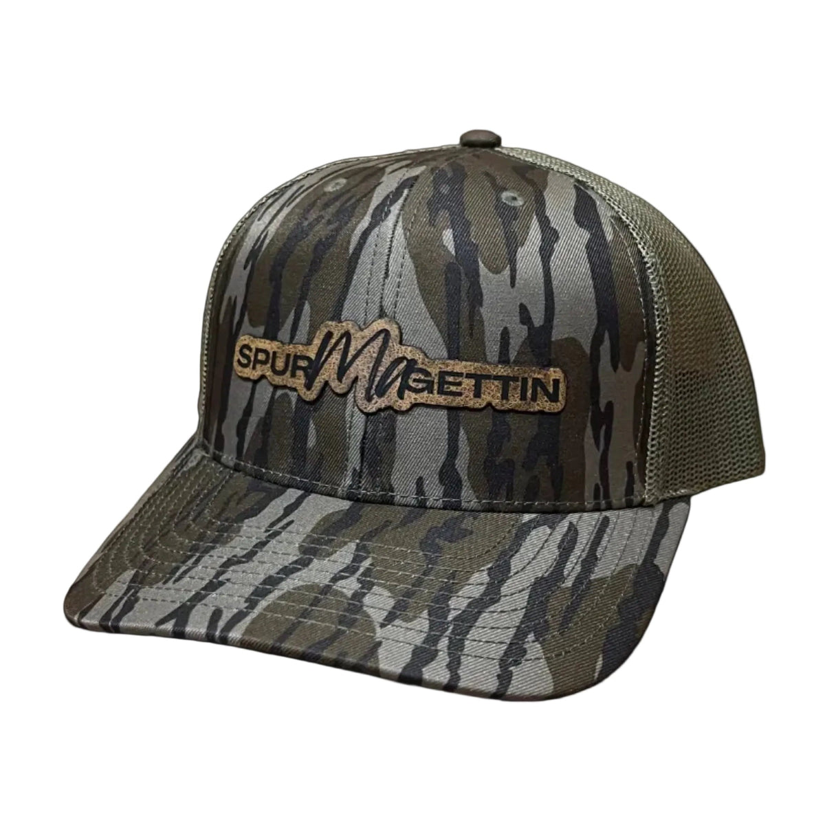 Richardson 112 Leather Patch Core Spur-Ma-Gettin Logo Snapback
