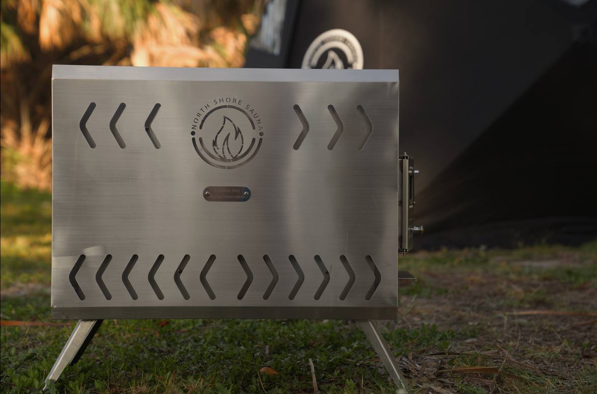 Mini Tent Sauna Stove | Wood-Fired
