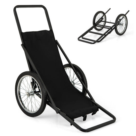 550 LBS Folding Deer Game Cart with Polyester Liner for Hunting