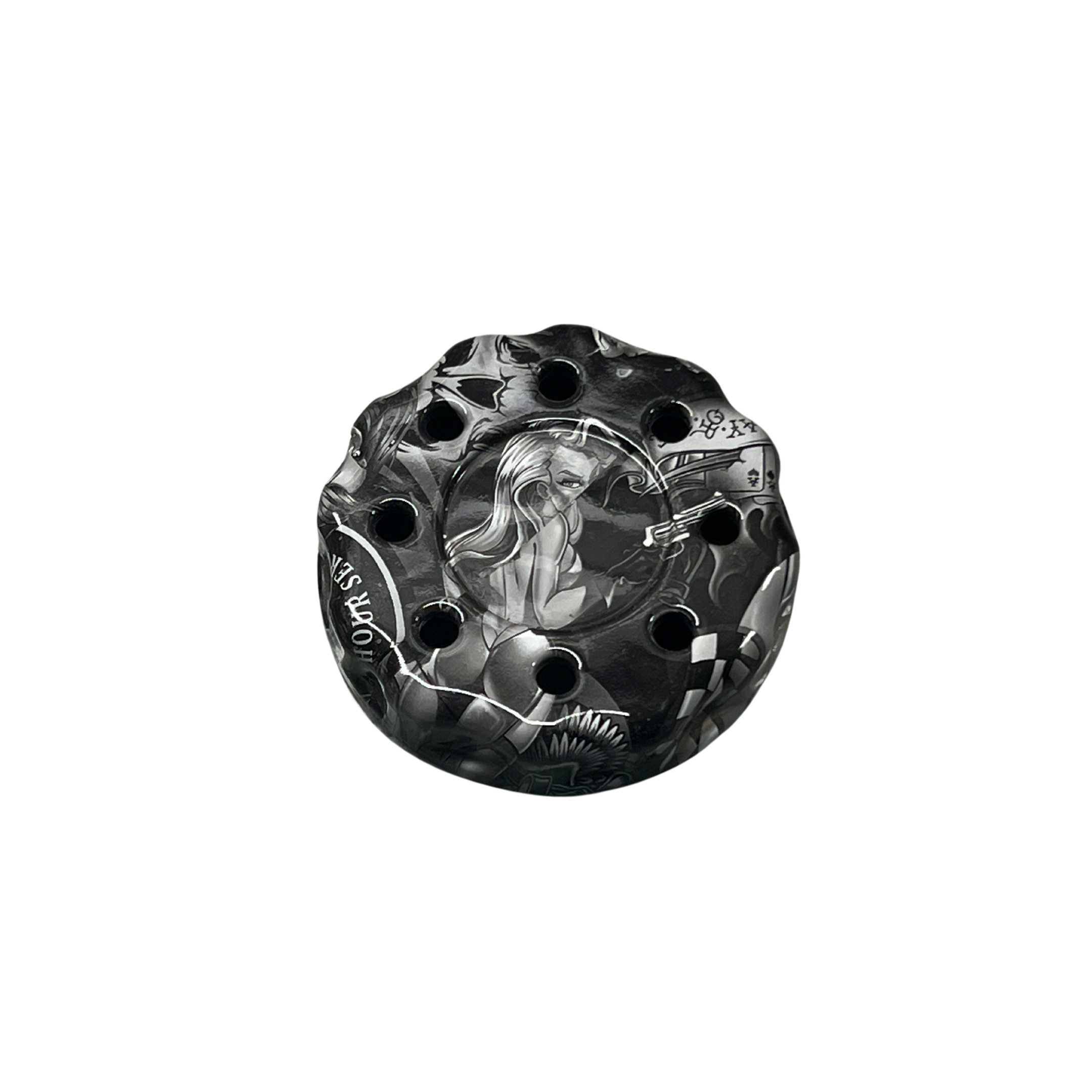 Single Sided Blasted Aluminum Top w/ Lady Bottom Pot Call