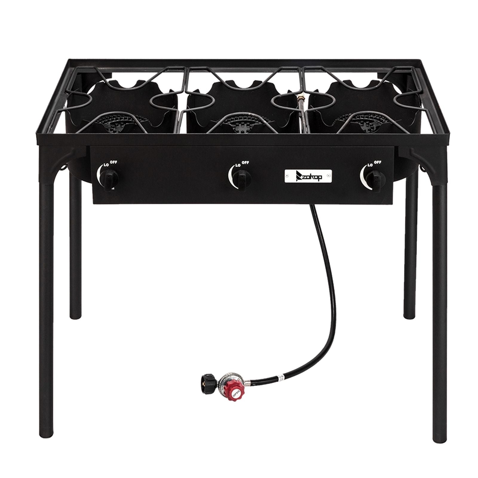 225,000 BTU Outdoor Propane Camp Stove β 3 Burner Cooker