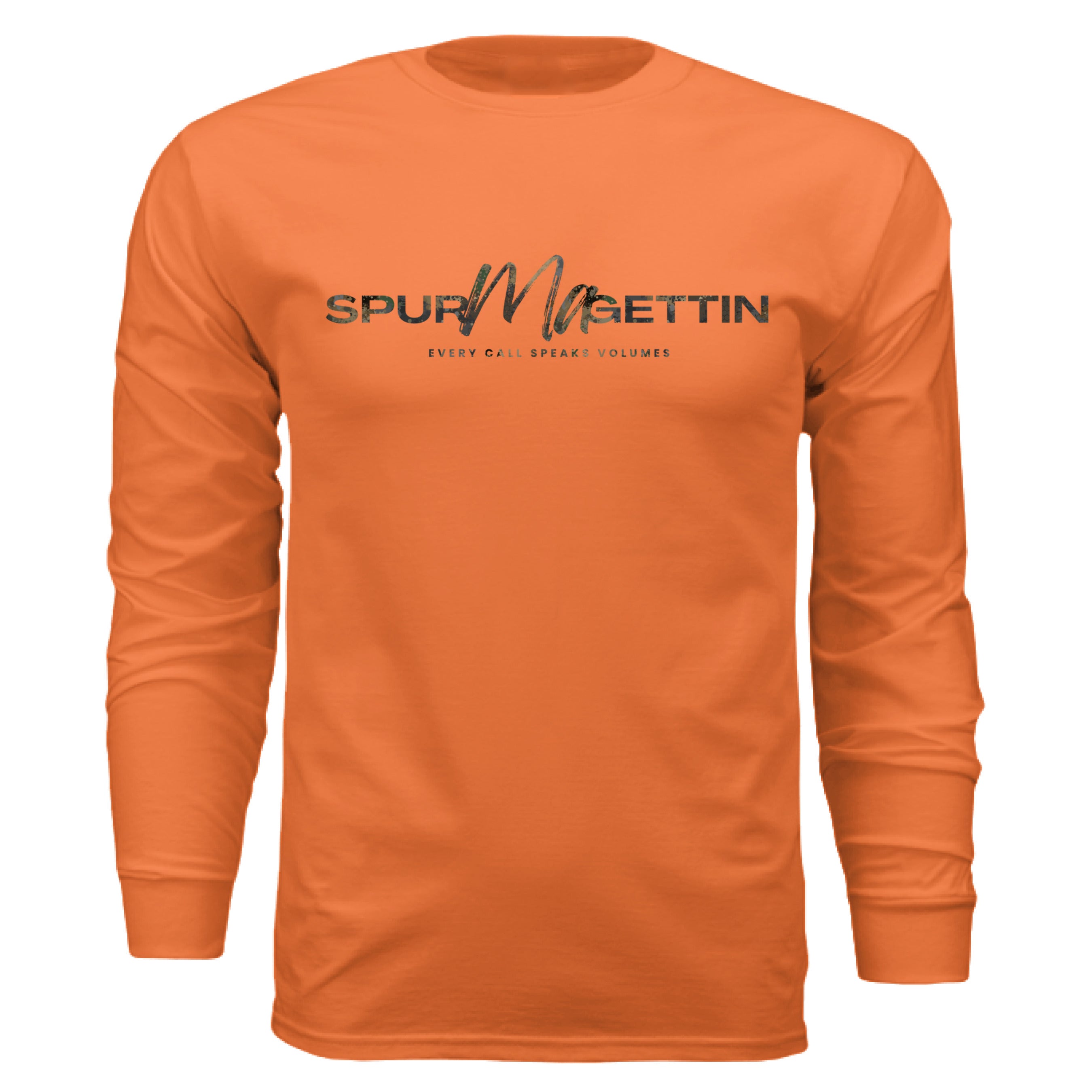 Forest Splash Burst Camo Turkey Long Sleeve T-Shirt