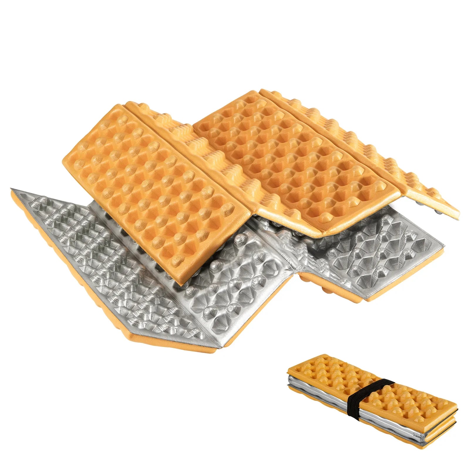 Folding Seat Pad Mat with Foam for Hiking & Camping, Lightweight & Portable