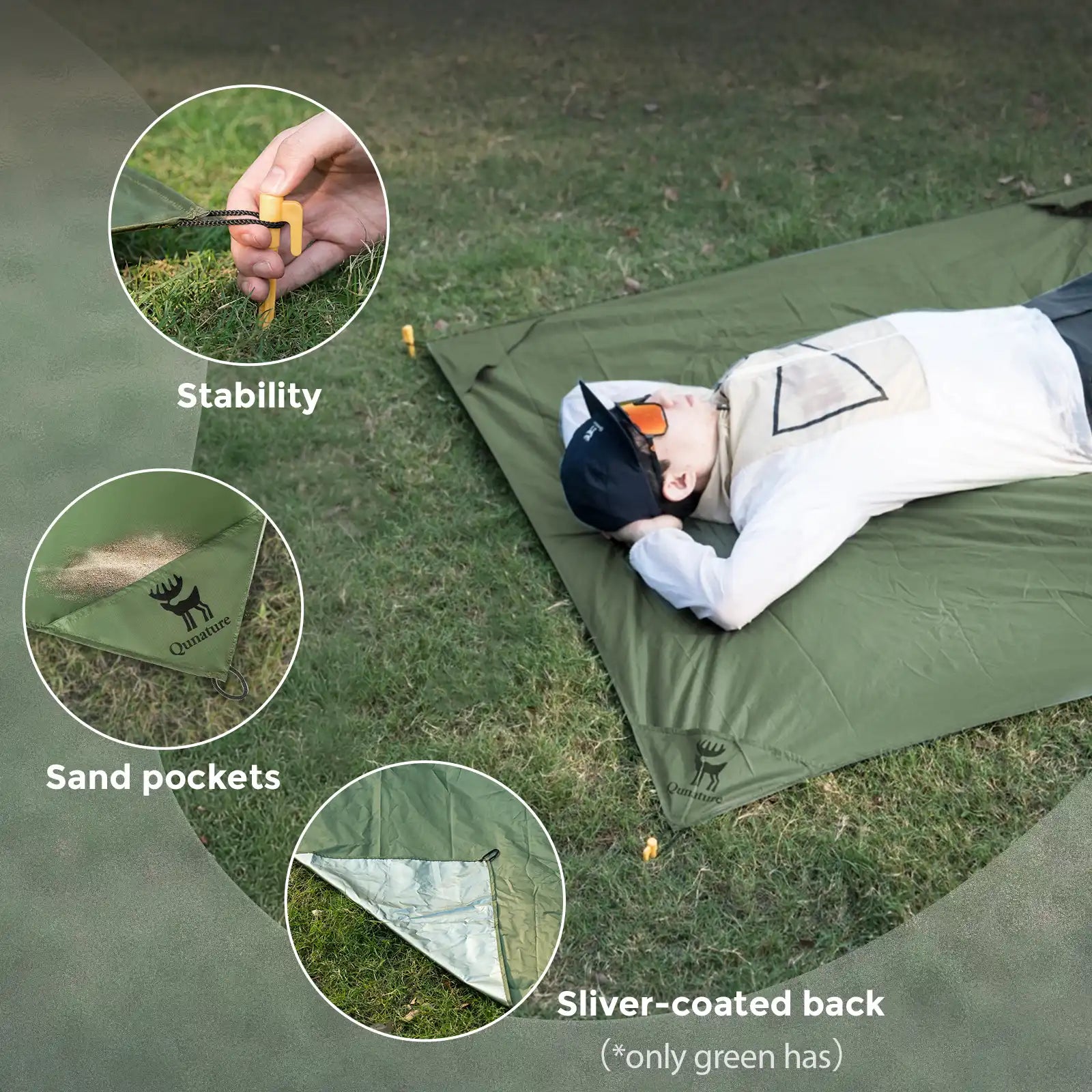Lightweight Waterproof Picnic Blanket – Portable Foldable Mat for Camping & Beach Trips