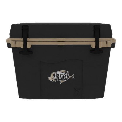 Taiga Coolers 27 Quart Black and Tan Cooler