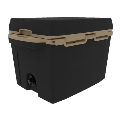 Taiga Coolers 27 Quart Black and Tan Cooler