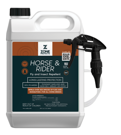 Horse &amp; Rider Fly &amp; Insect Repellent Spray, Gallon w/ Trigger Sprayer