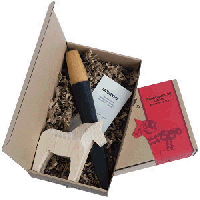 Mora Carving Knife Kit with Dala Horse Block 