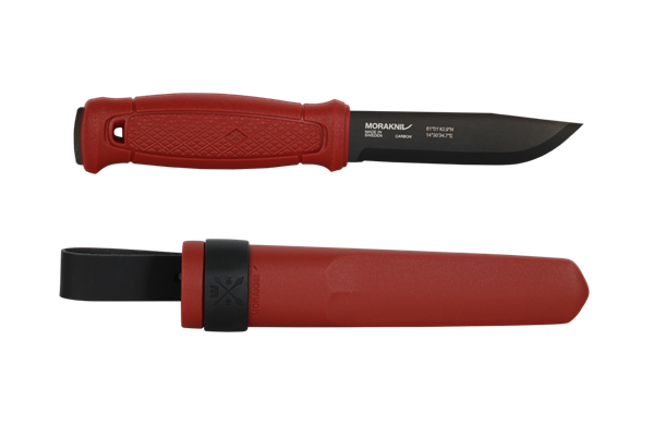 Mora Garberg Blackblade Dala Red Carbon with Simple Poly Sheath 