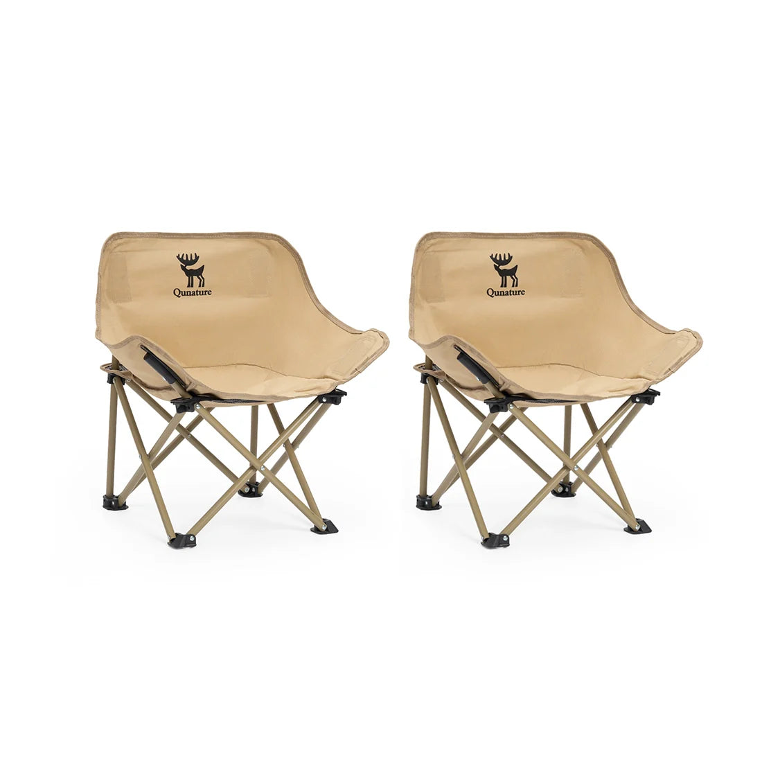 Folding Carbon Steel Camping Chair - Adult &amp; Kids Sizes