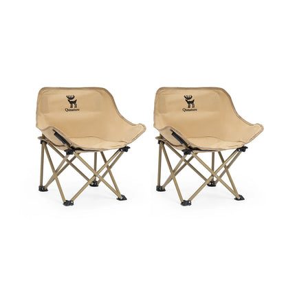 Folding Carbon Steel Camping Chair - Adult &amp; Kids Sizes