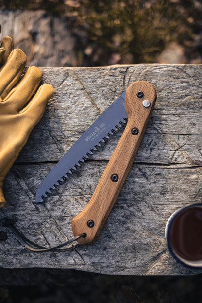 Woxna Hälsing Foldable Saw 7 inches - Oak &amp; High Carbon Steel