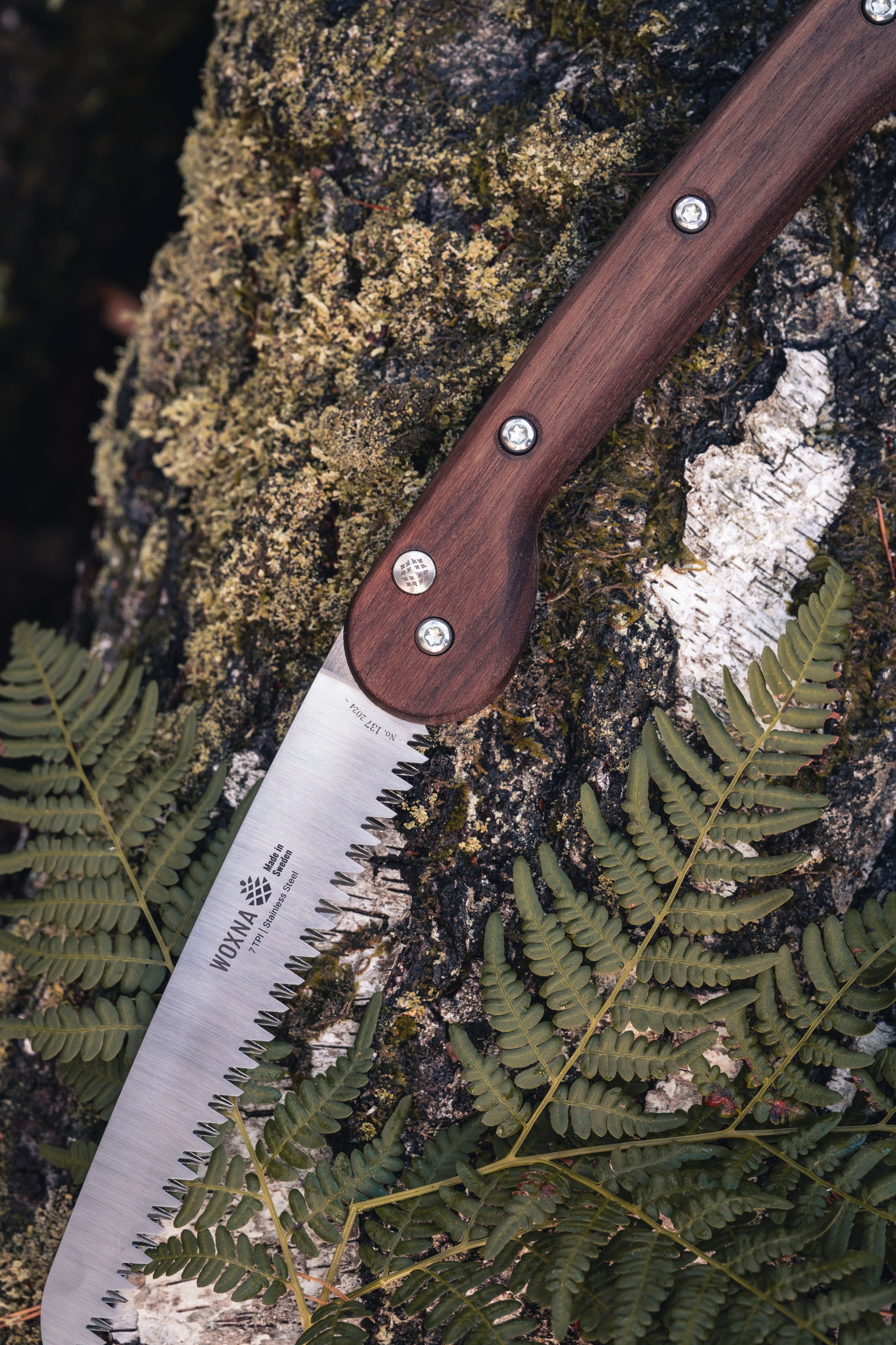 Woxna Ljusnan Foldable Saw 7 inches - Walnut &amp; Stainless Steel