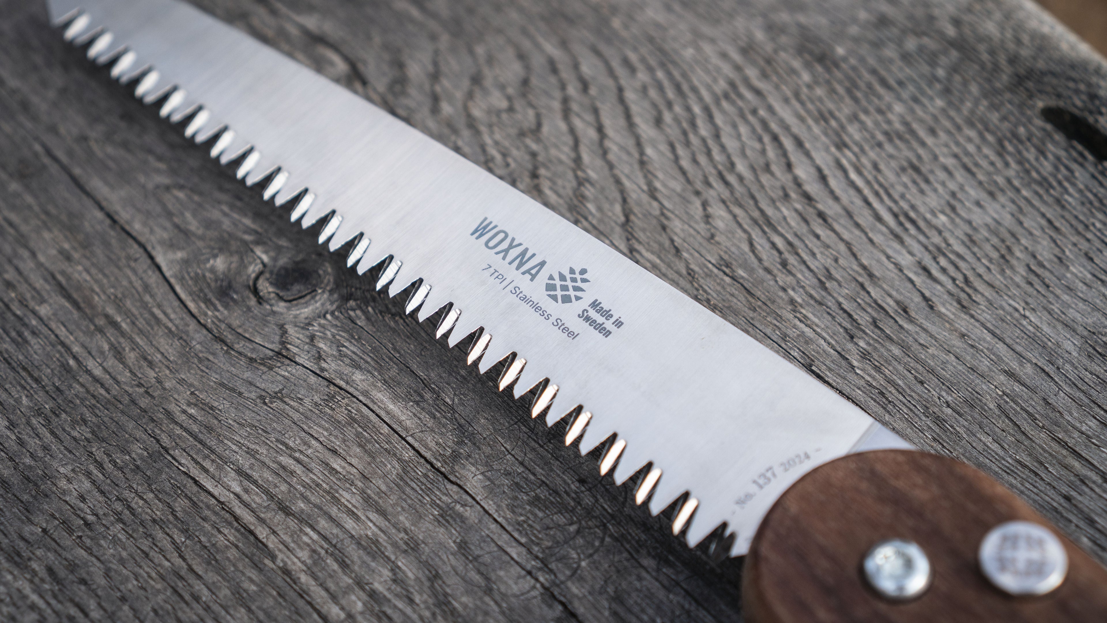 Woxna Ljusnan Foldable Saw 7 inches - Walnut &amp; Stainless Steel