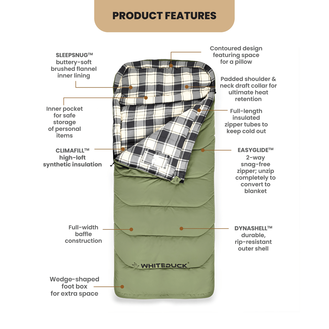 Slumbernest™ Sleeping bag  0°F
