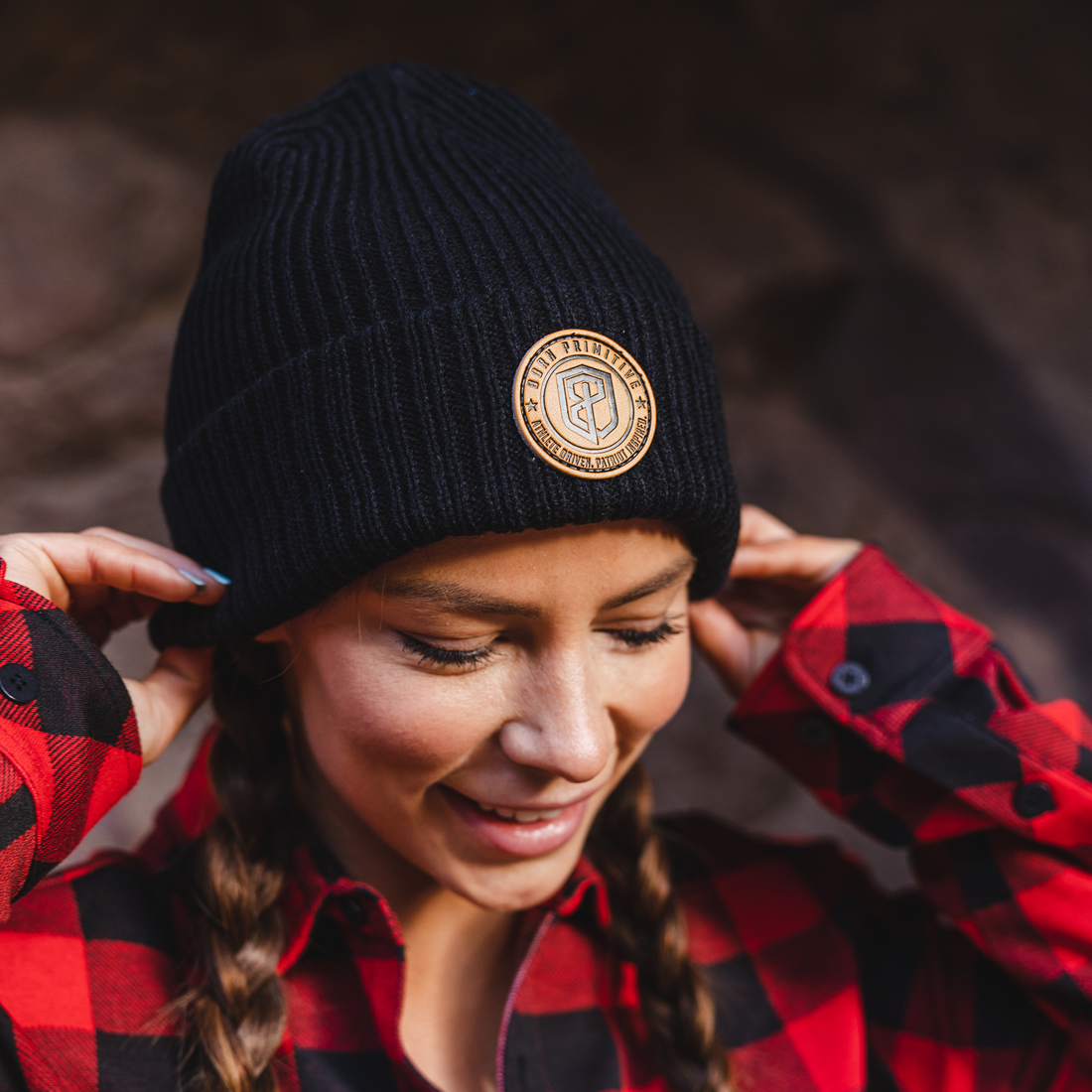 Heritage Knit Beanie (Black)