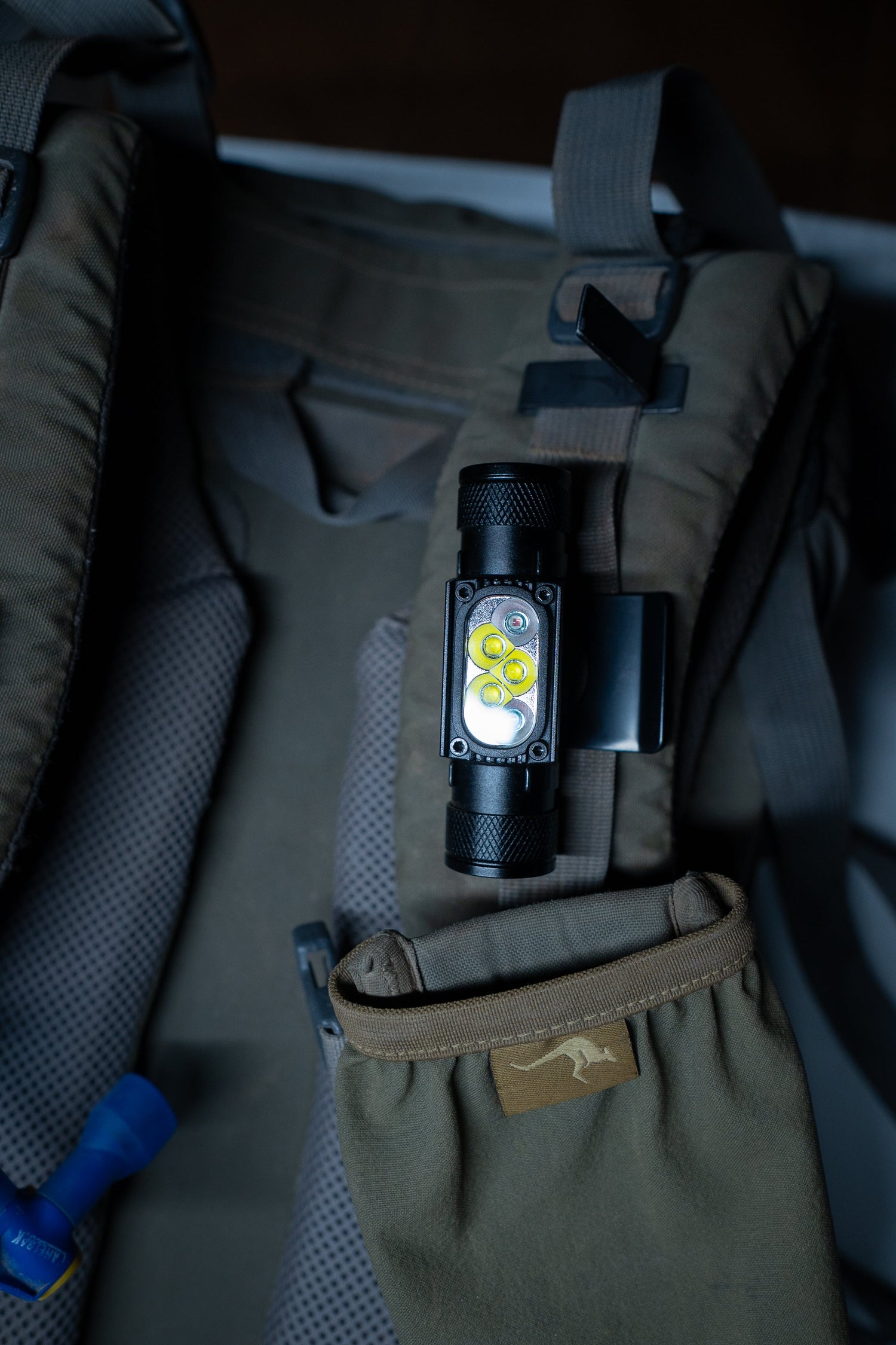 Headlamp Hat/Backpack Clip