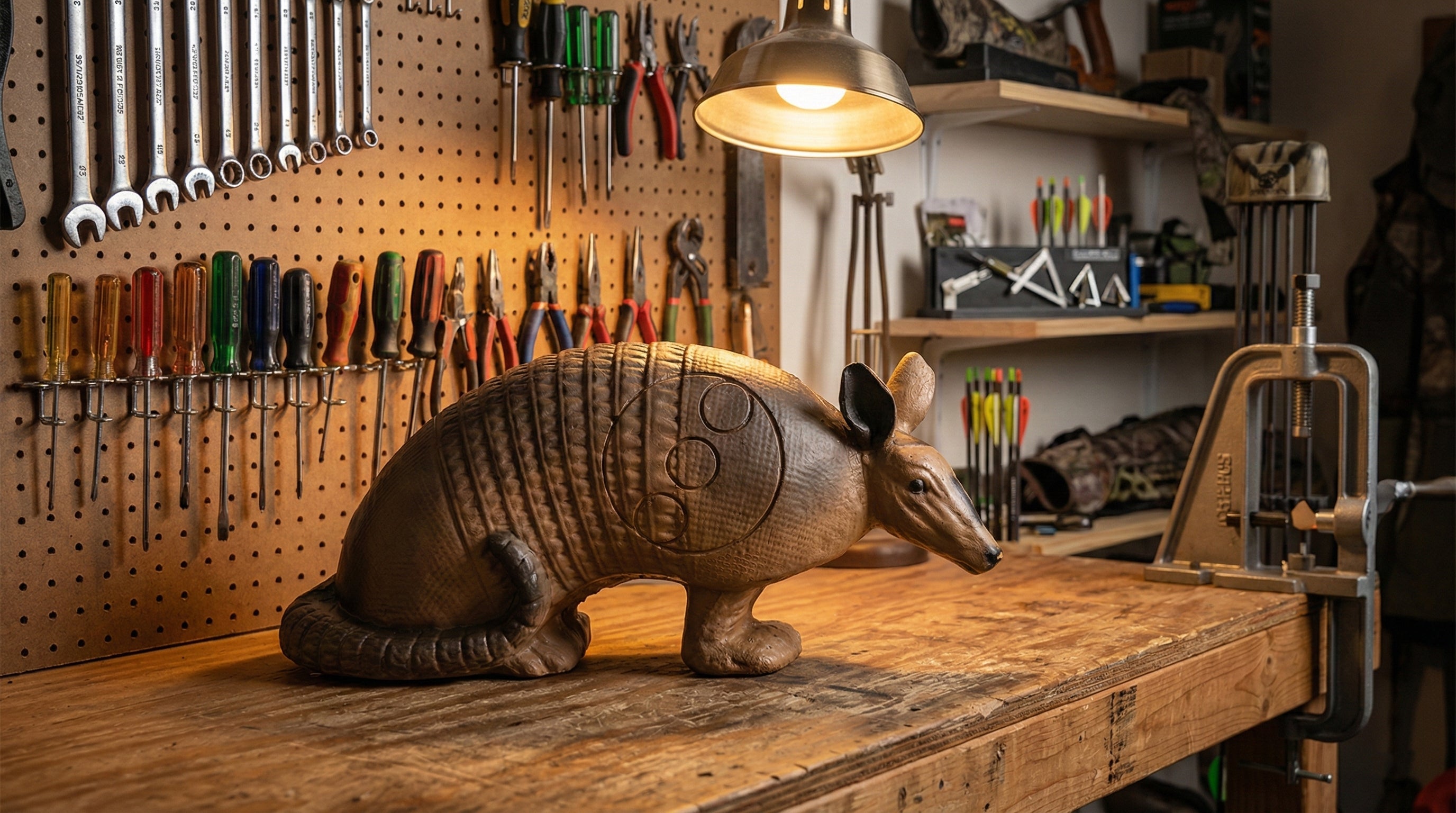 Real Wild Competition Armadillo Archery Target with EZ Pull Foam