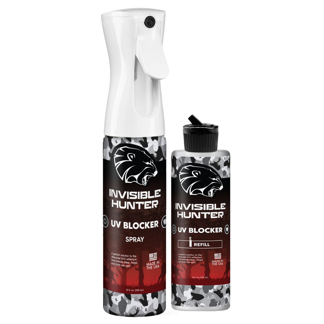 Invisible Hunter UV Blocker Spray + Refill