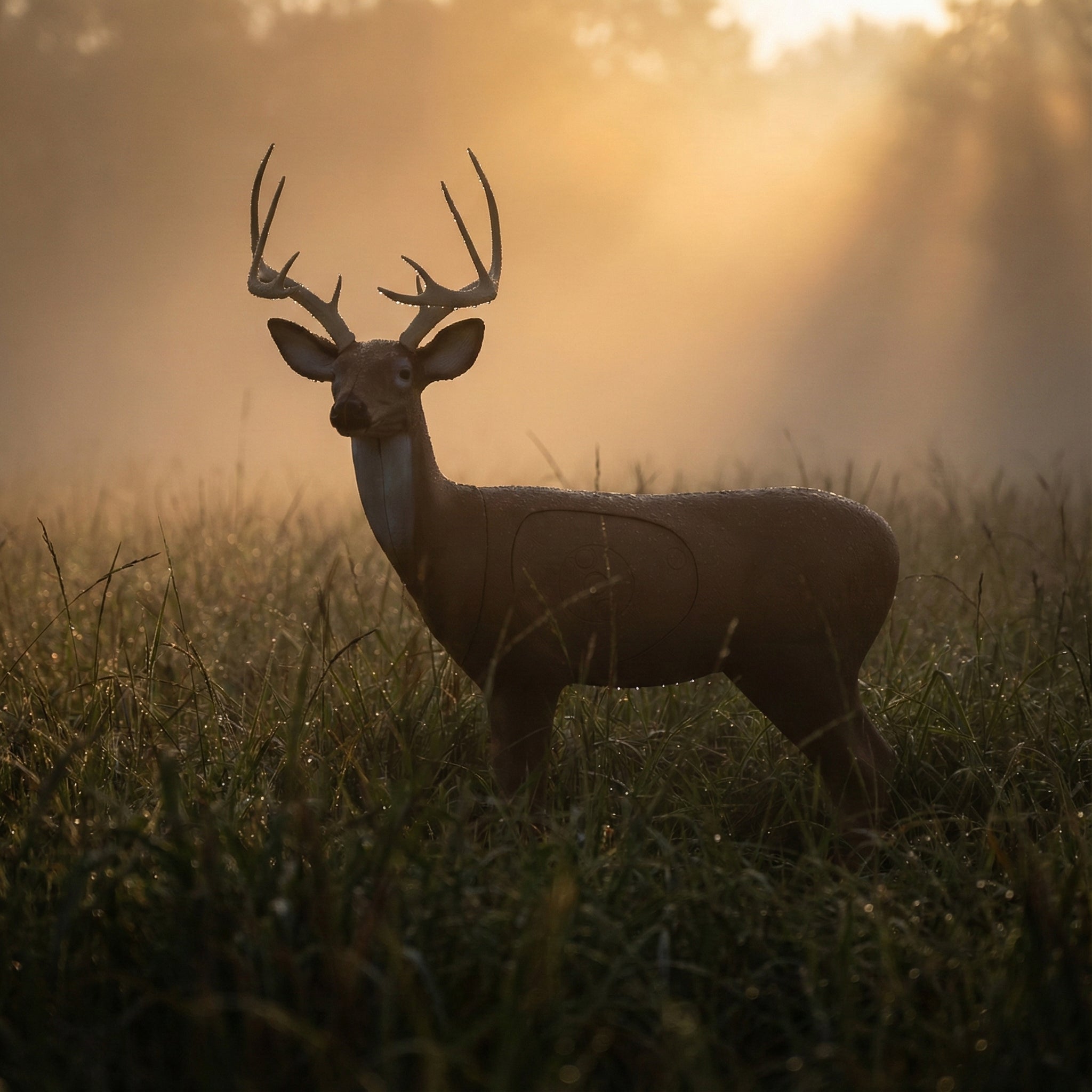 Real Wild 3D Alert Replaceable Vital Deer Buck Archery Target with EZ Pull Foam