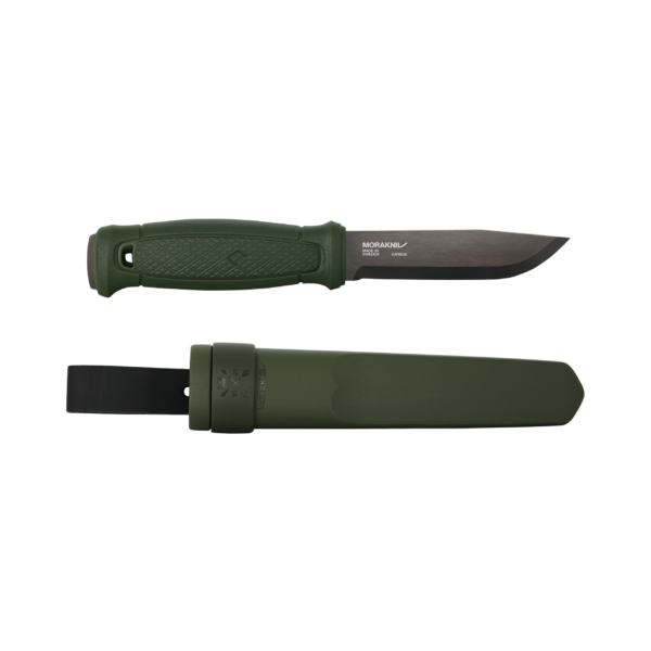 Mora Garberg Blackblade Military Green Carbon with Simple Poly Sheath 