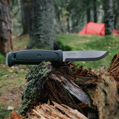 Mora Garberg Stainless Military Green with Simple Poly Sheath 