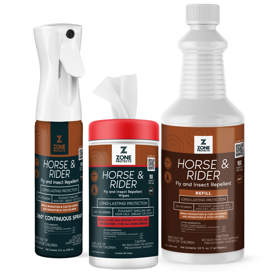 Horse &amp; Rider Fly/Insect Repellent Starter Pack