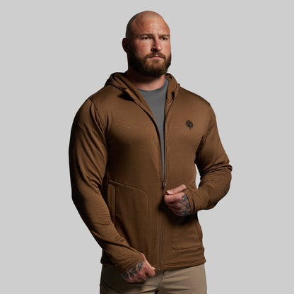 Quiver Full Zip Hoodie 2.0 (Coyote Brown)
