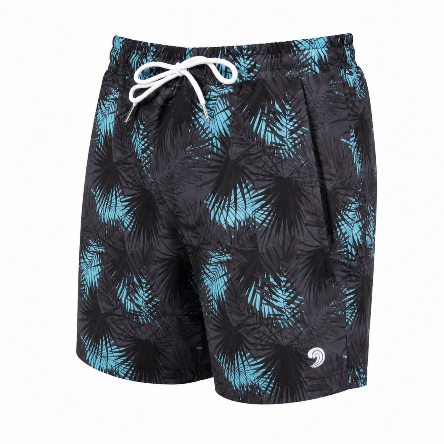 Midnight Palms - Waterproof Swim Shorts With A Waterproof Pocket