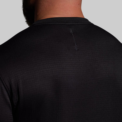 Quiver Grid Fleece Thermal Top (Black)