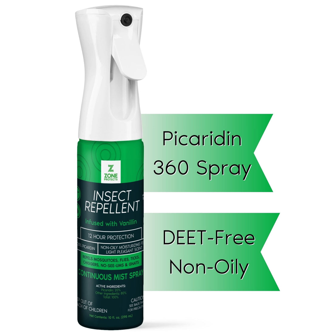 Insect Repellent, Scented, Picaridin, Mistosol, 10oz