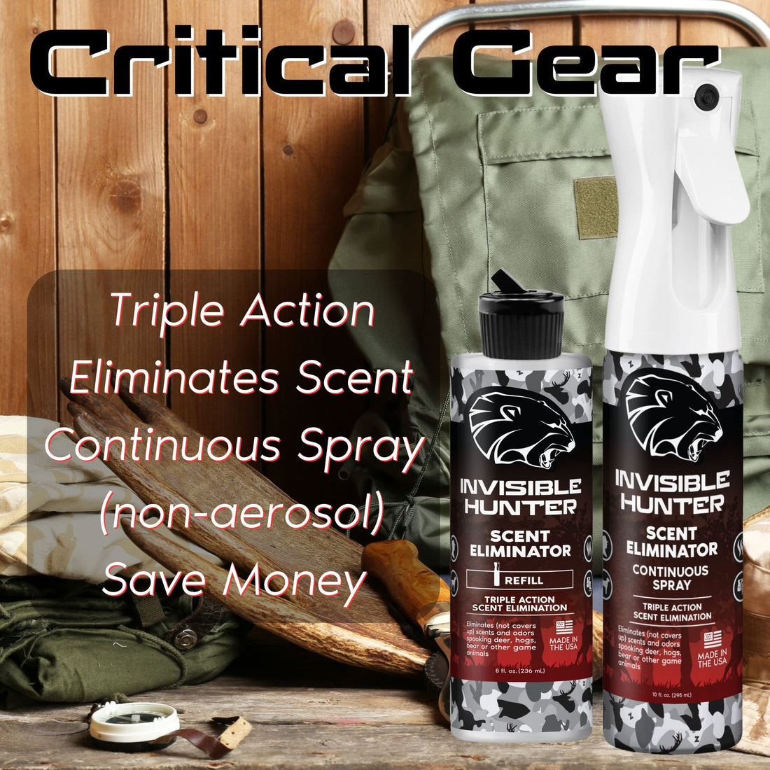 Invisible Hunter Total Scent Eliminator Strategy Kit