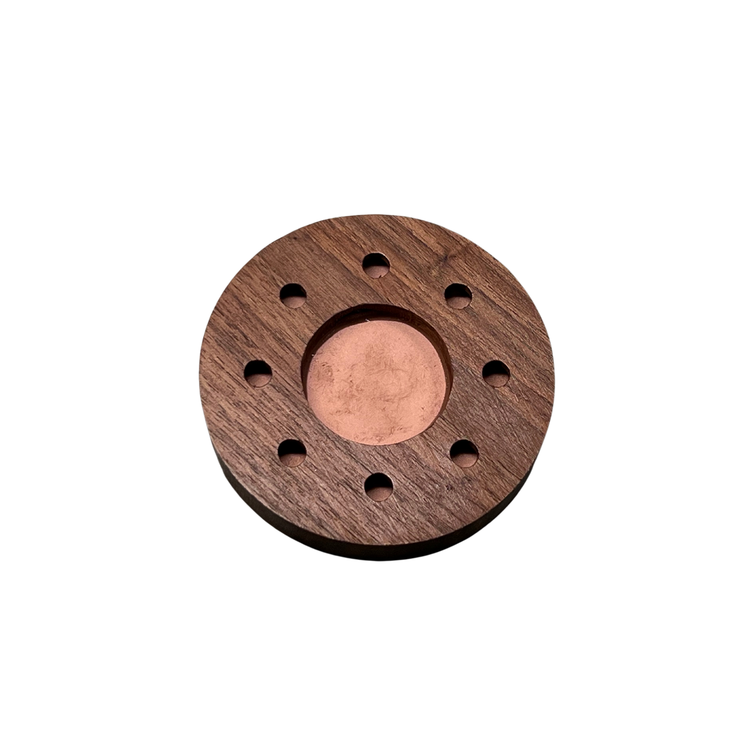 Double Sided Slate Top w/ Blasted Copper Bottom Wooden Pot Call