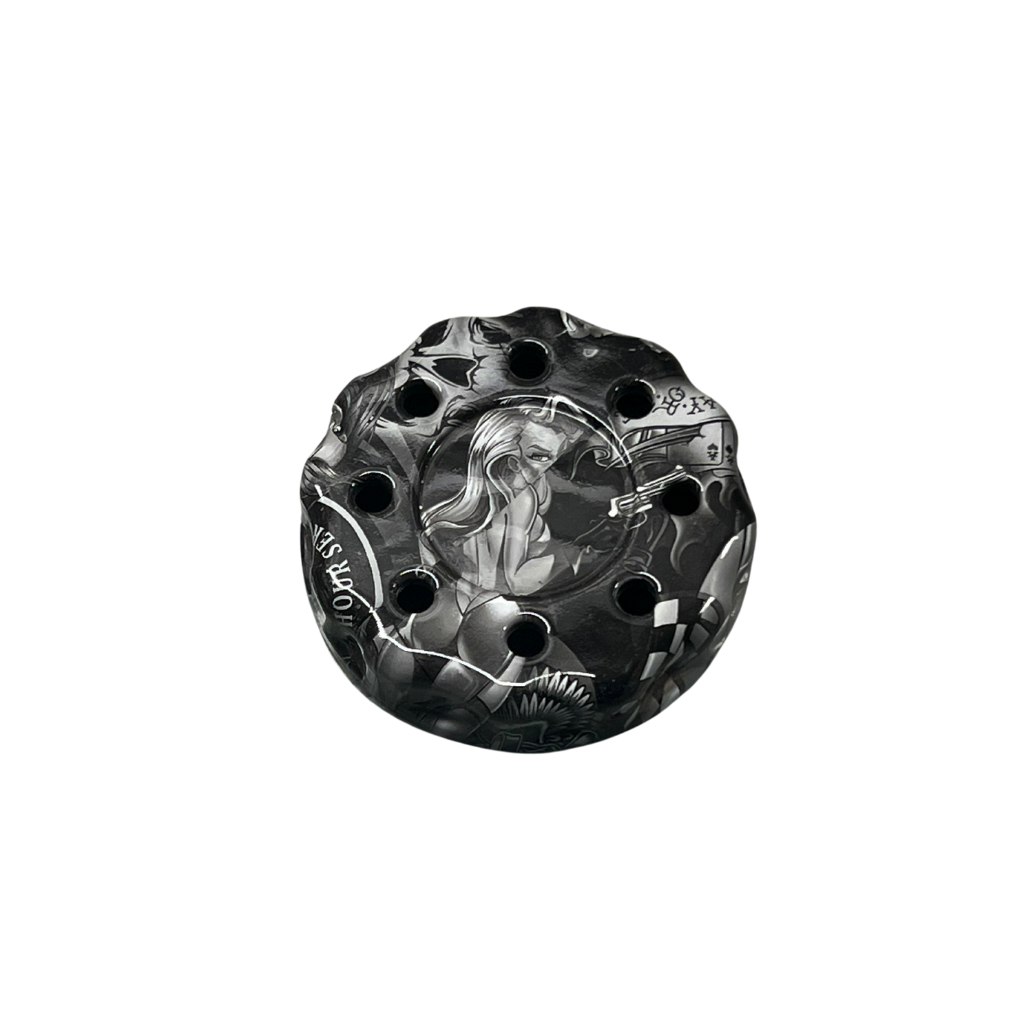 Single Sided Blasted Aluminum Top w/ Lady Bottom Pot Call