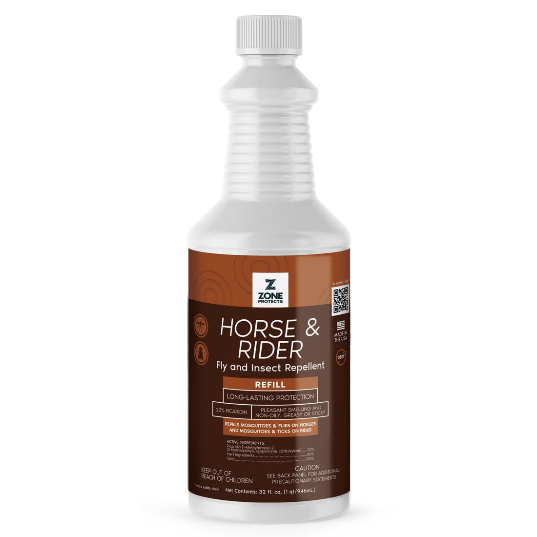 Horse &amp; Rider Fly &amp; Insect Repellent Refill, 32oz