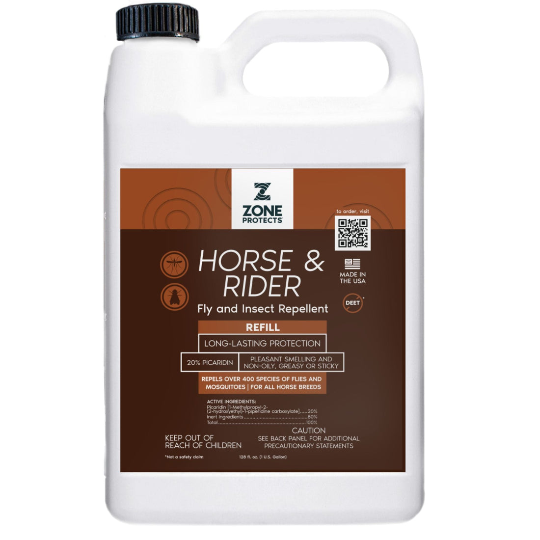 Horse &amp; Rider Fly &amp; Insect Repellent, Gallon Refill