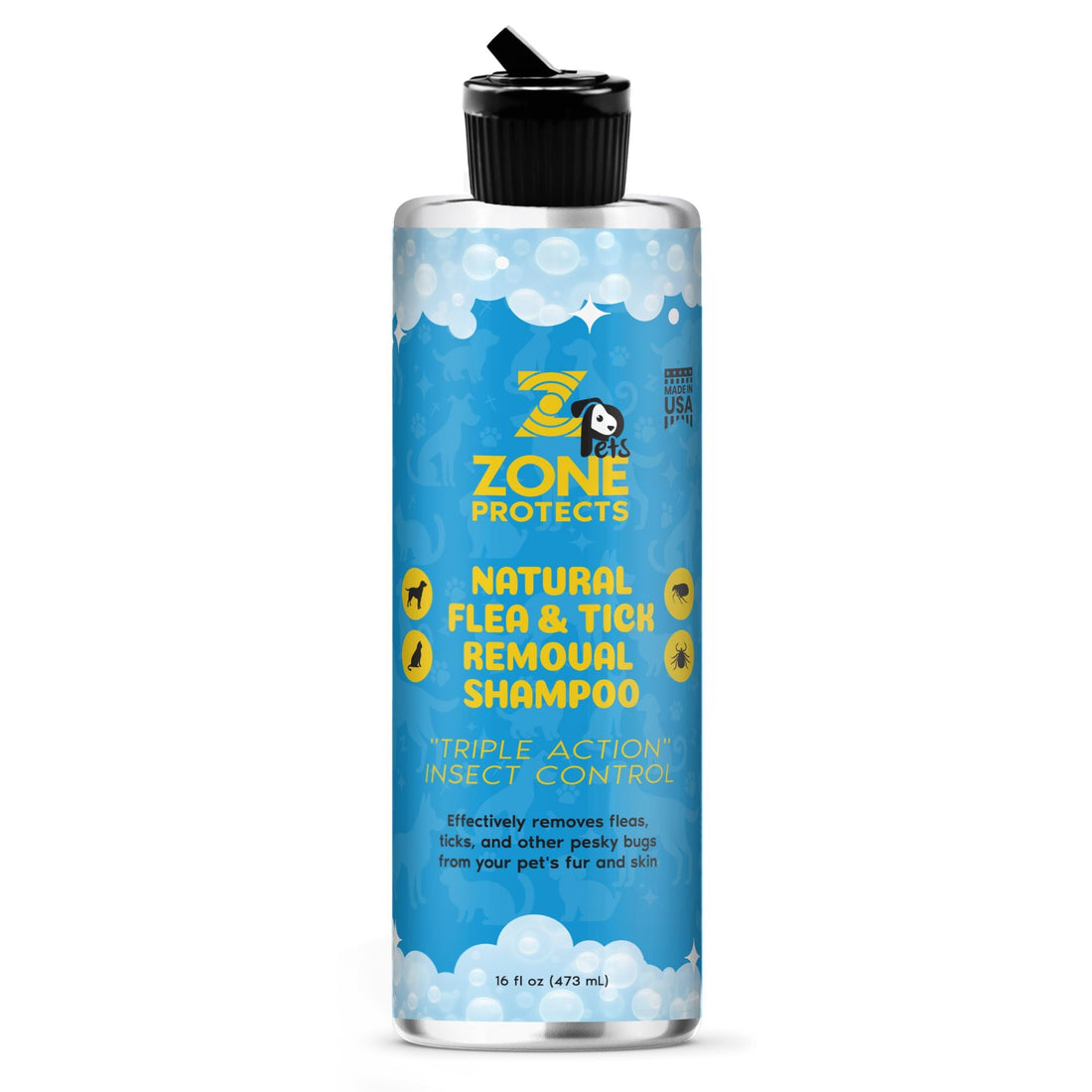 Natural Flea &amp; Tick Removal Shampoo - Citrus Scented