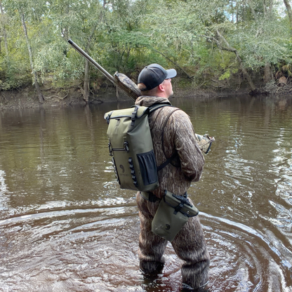Waterproof Floating Backpack Dry Bag - Olive Night