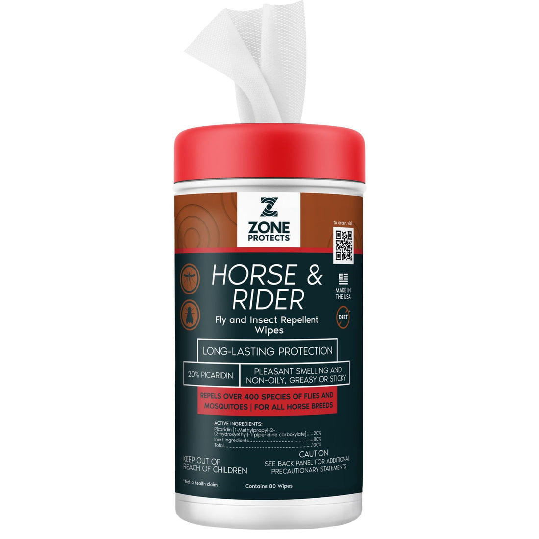 Horse &amp; Rider Fly &amp; Insect Repellent Wipes