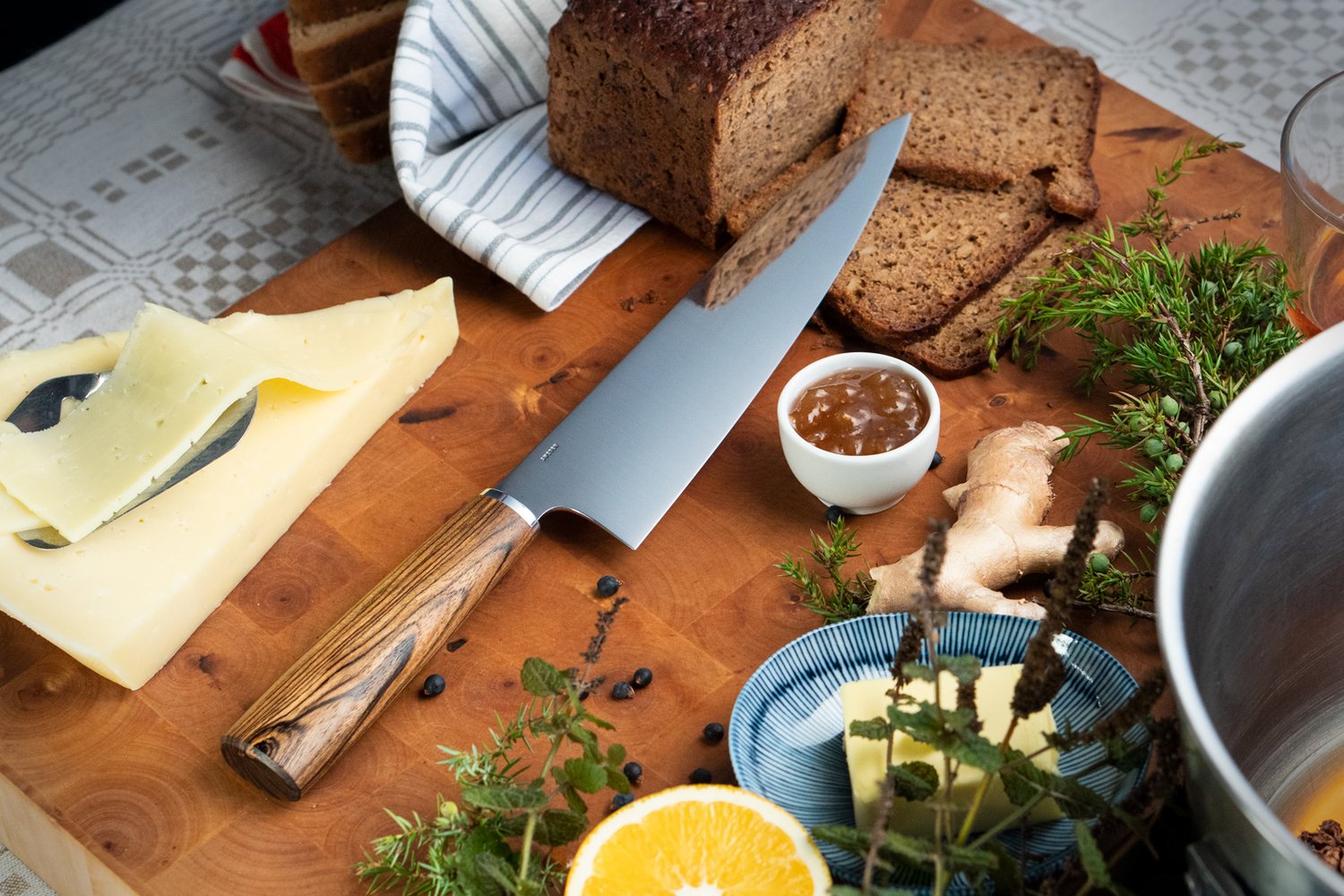 A&amp;C Chef Knife - Bocote