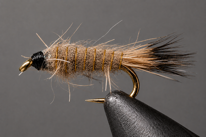 Gold Rib Hare’s Ear Nymph – Standard, Flashback &amp; Olive