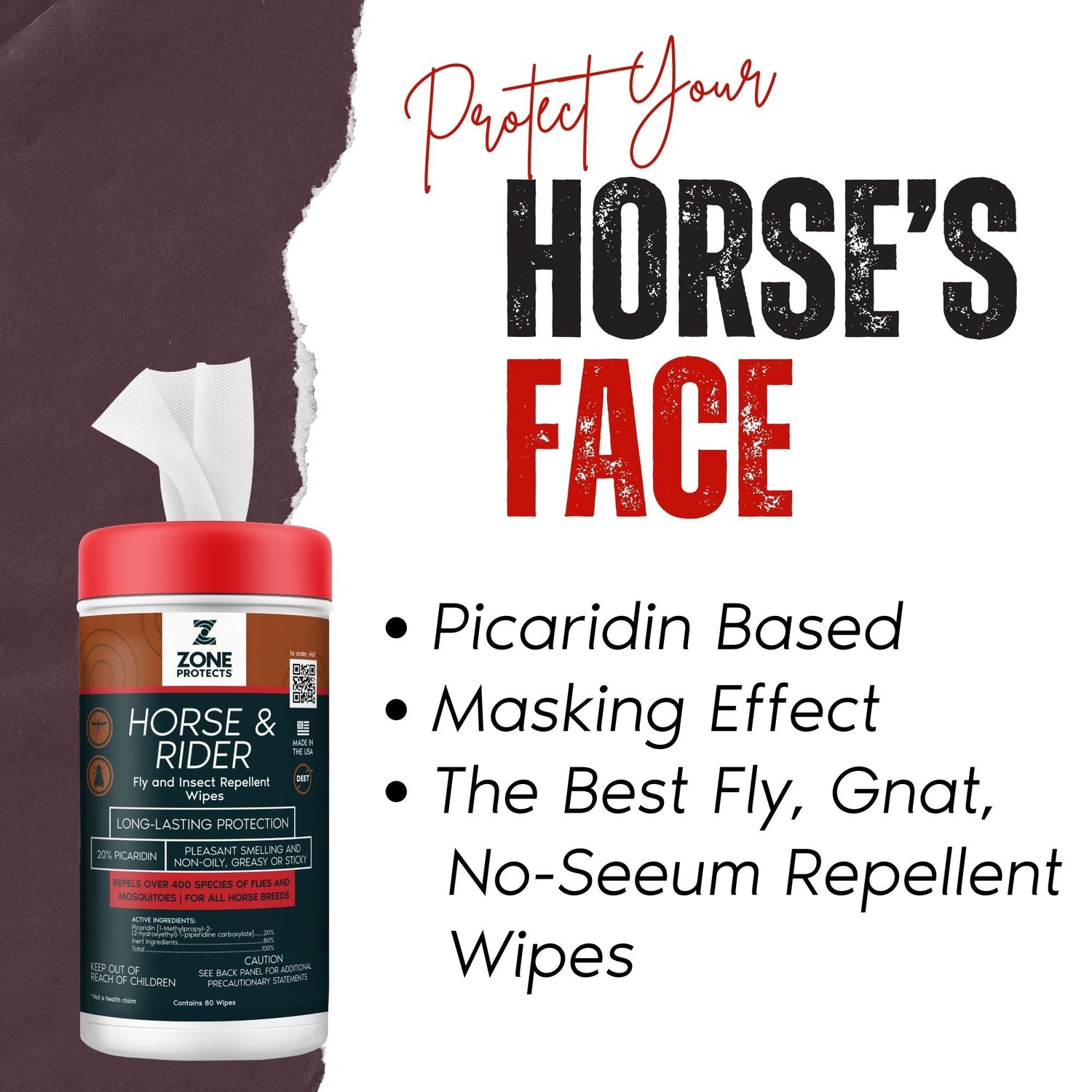 Horse &amp; Rider Fly &amp; Insect Repellent Wipes