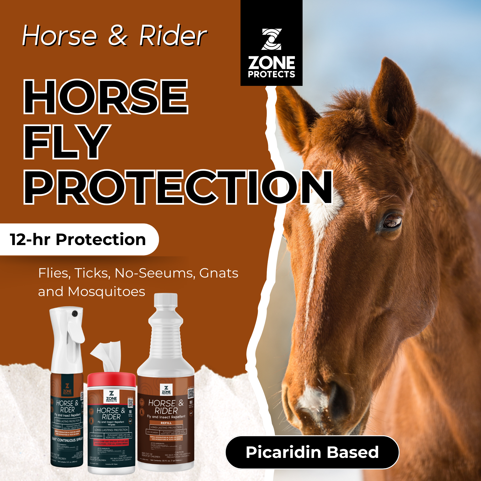 Horse &amp; Rider Fly/Insect Repellent Starter Pack