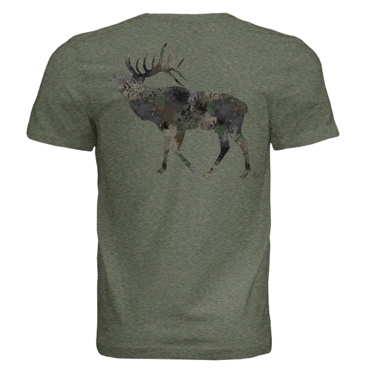 Timber Splash Burst Camo Elk T-Shirt