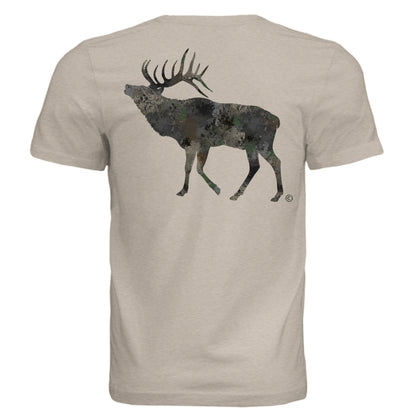 Timber Splash Burst Camo Elk T-Shirt