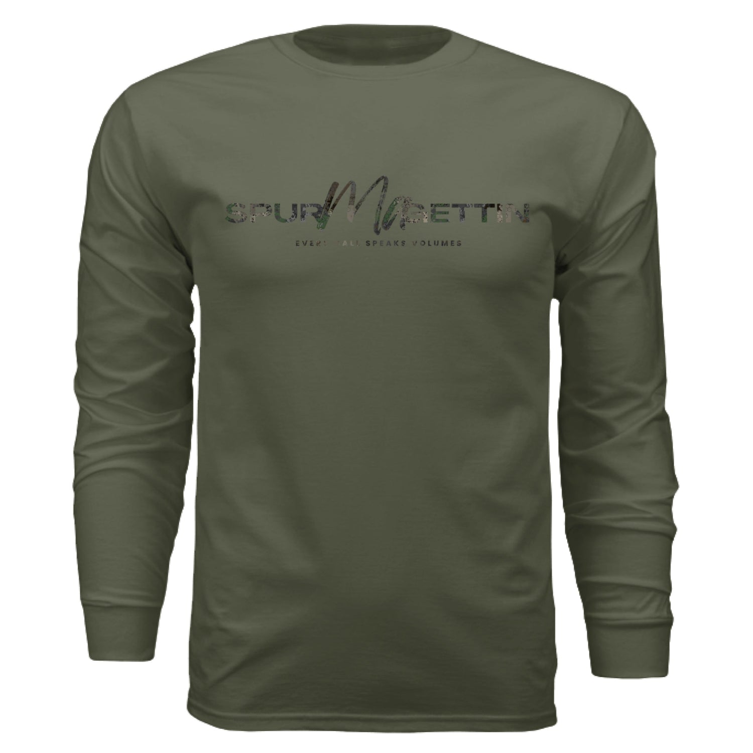 Timber Splash Burst Camo Elk Long Sleeve T-Shirt