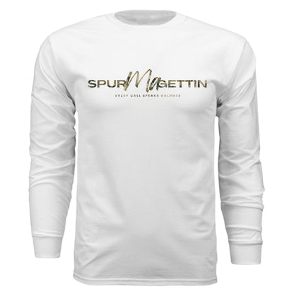 Upland Splash Burst Camo California Quail Long Sleeve T-Shirt