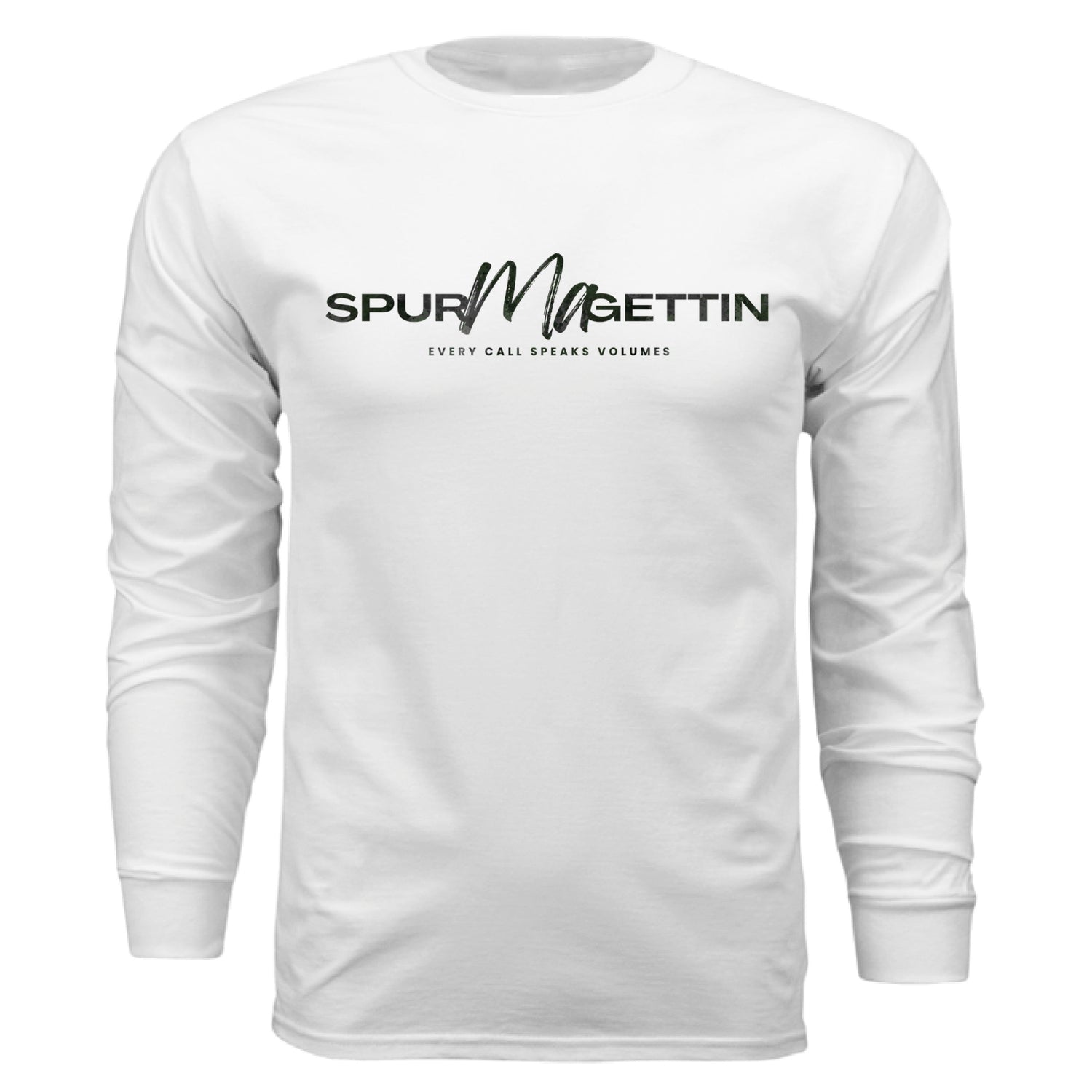 Verdant Splash Burst Camo Turkey Long Sleeve T-Shirt